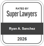 Rated By Super Lawyers | Ryan A. Sanchez | Selected In 2026